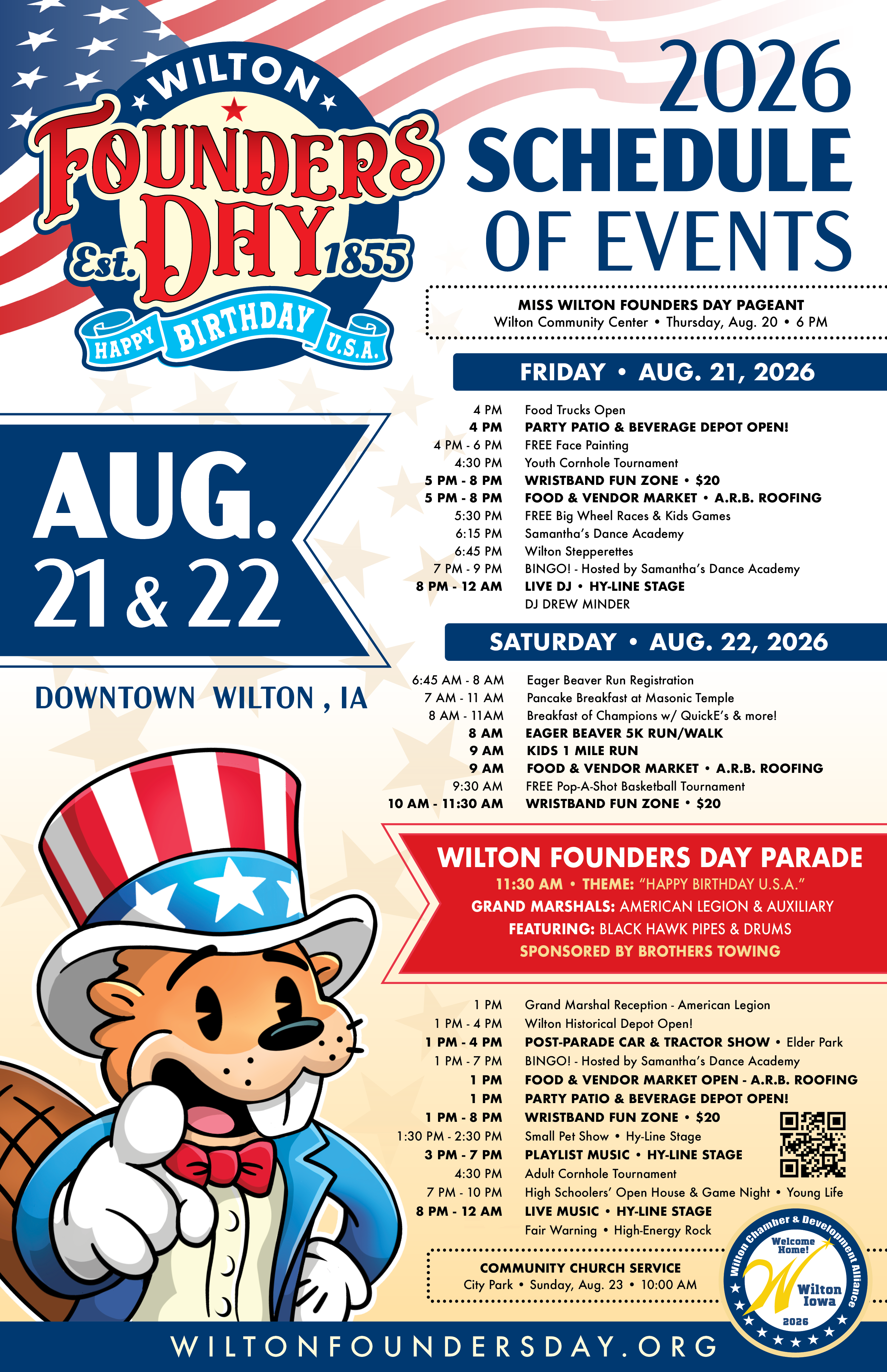 Schedule of Events
